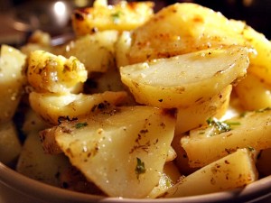 Emily Deschanel Greek Style Lemon Roasted Potatoes – Maya`s Kitchen